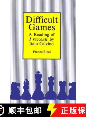 【3-4周达】Difficult Games: A Reading of I Racconti by Italo Calvino [9780889209909]