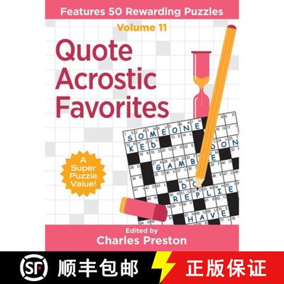 【3-4周达】Quote Acrostic Favorites: Features 50 Rewarding Puzzles [9781734048384]
