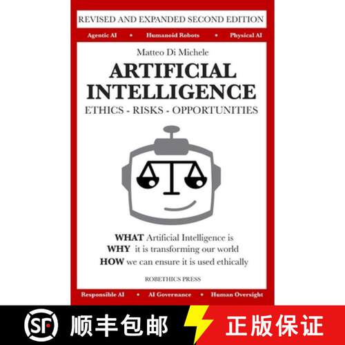 【3-4周达】Artificial Intelligence: Ethics - Risks - Opportunities: Revised and Expanded Second Edition [9798234199423]