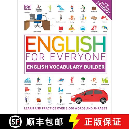 【3-4周达】精装 English for Everyone: English Vocabulary Builder (Library Edition): English Vocabular... [9781465474407]