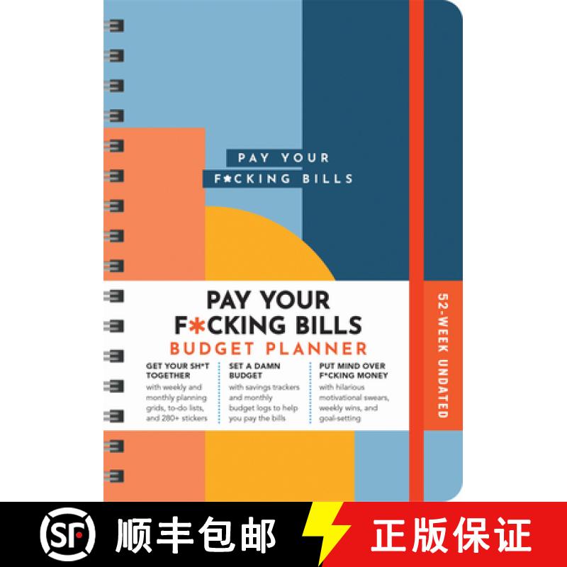 【2-3周达】A Budget Planner: A 52-Week Undated Financial Organizer to Get Your Budget Together [9781728281360]