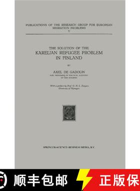 【3-4周达】The Solution of the Karelian Refugee Problem in Finland [9789401504171]