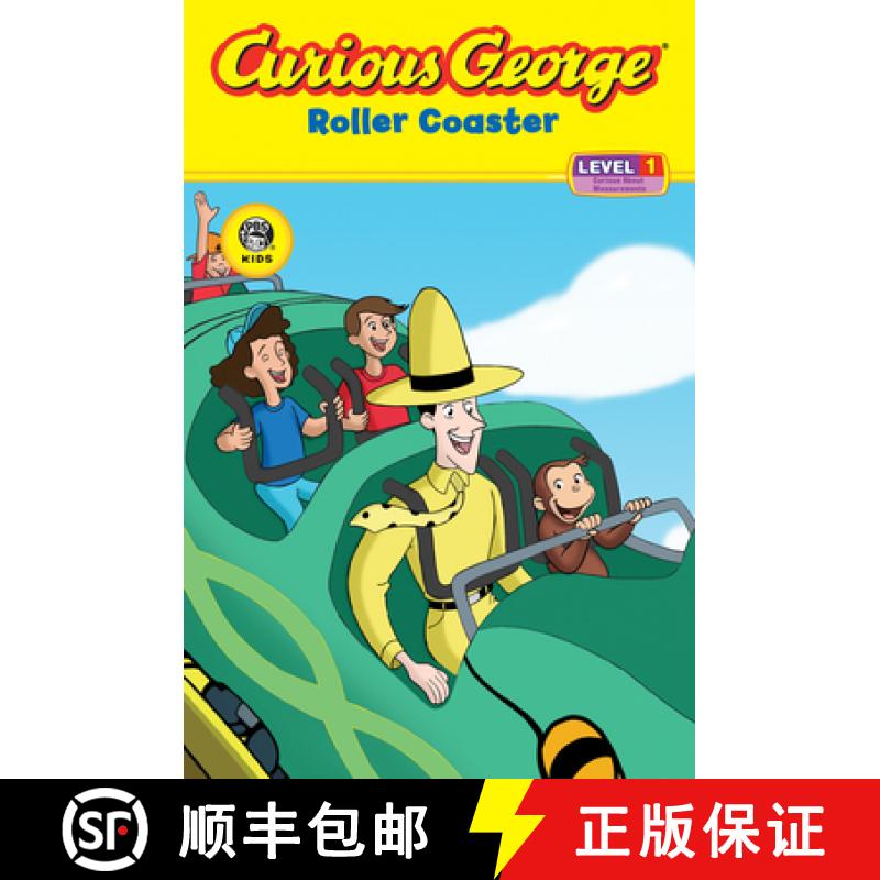 【3-4周达】Curious George Roller Coaster (Cgtv Reader) [9780618800407]