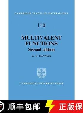 【3-4周达】Multivalent Functions: - Multivalent Functions [9780521057677]