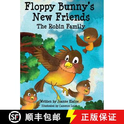 【3-4周达】Floppy Bunny's New Friends - The Robin Family [9798988421436]