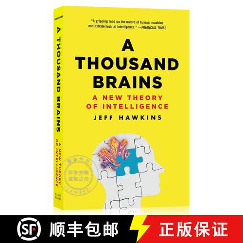 现货 千脑智能 简装 A Thousand Brains: A New Theory of Intelligence [9781541675797]