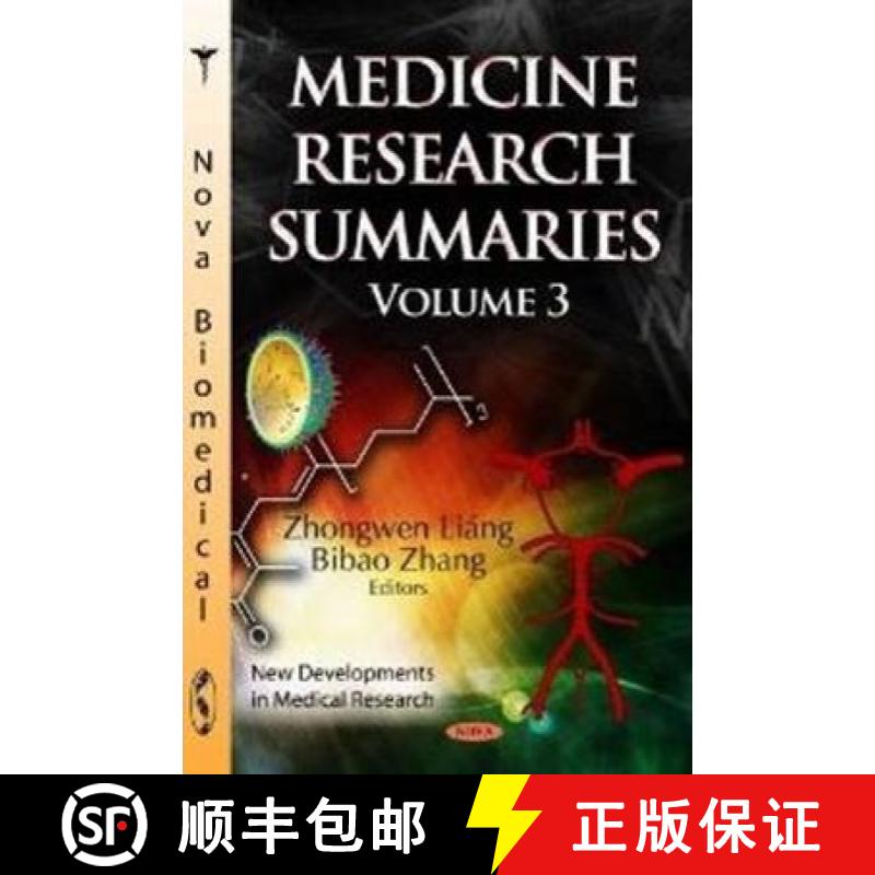 【3-4周达】Medicine Research Summaries: Volume 3 [9781622576173]
