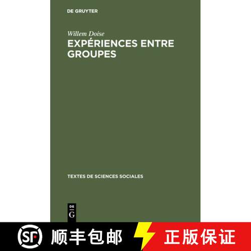 【3-4周达】精装 Expériences entre groupes [9789027979087]