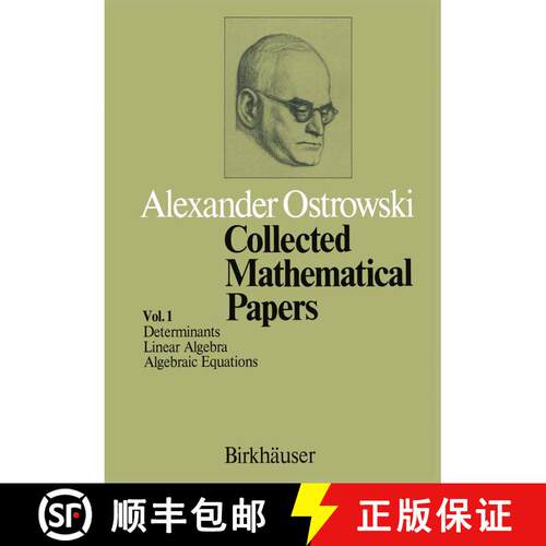 【3-4周达】Collected Mathematical Papers: Vol. 1 I Determinants II Linear Algebra III Algebraic Equat... [9783034893572]