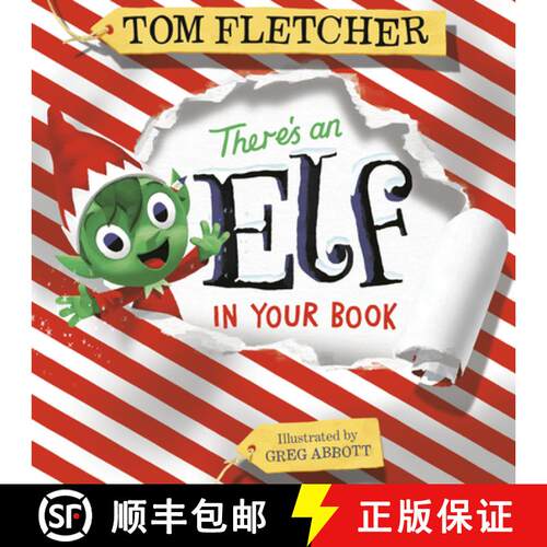 【3-4周达】There's an Elf in Your Book: An Interactive Christmas Book for Kids and Toddlers [9780593430507]