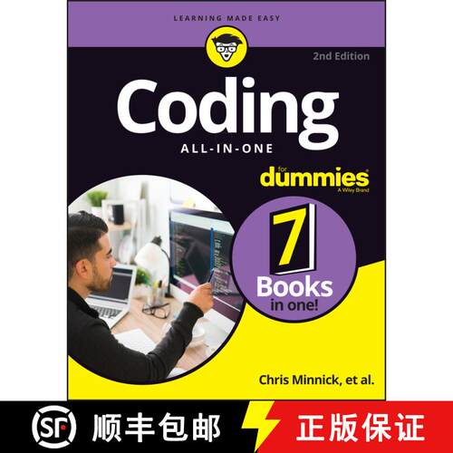 【3-4周达】Coding All–In–One For Dummies, 2nd Edition (2nd Edition) [9781119889564]