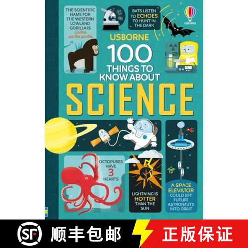 【3-4周达】精装 100 Things to Know About Science [9781805317562]