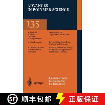 【3-4周达】Blockcopolymers, Polyelectrolytes, Biodegradation [9783540631569]