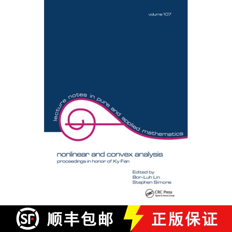 【3-4周达】Nonlinear and Convex Analysis: Proceedings in Honor of Ky Fan [9780824777777]