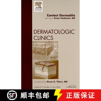 【3-4周达】Contact Dermatitis, an Issue of Dermatologic Clinics: Volume 27-3 [9781437712100]