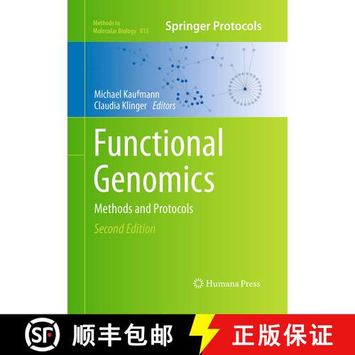 【3-4周达】Functional Genomics : Methods and Protocols (Softcover reprint of the original 2nd ed. 2012) [9781493962280]