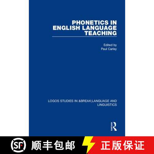 【3-4周达】精装 Phonetics in English Language Teaching [9781138800953]