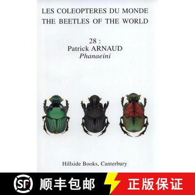 【3-4周达】The Beetles of the World, Volume 28: Phanaeini [English / French] [9781903237113]