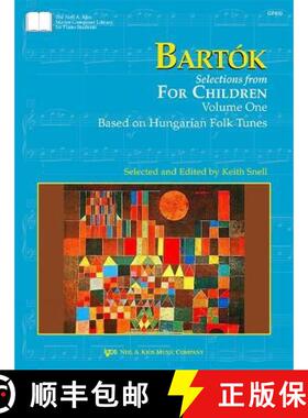 【3-4周达】Bartok: Selections from For Children, Vol. 1 [9780849798979]