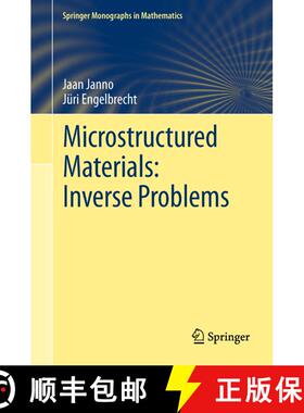 【3-4周达】精装 Microstructured Materials: Inverse Problems [9783642215834]