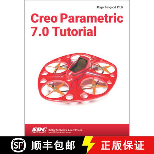 【3-4周达】Creo Parametric 7.0 Tutorial [9781630573737]