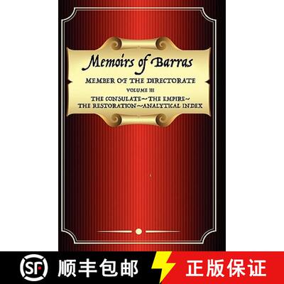 【3-4周达】Memoirs of Barras Vol 3 [9781434410115]