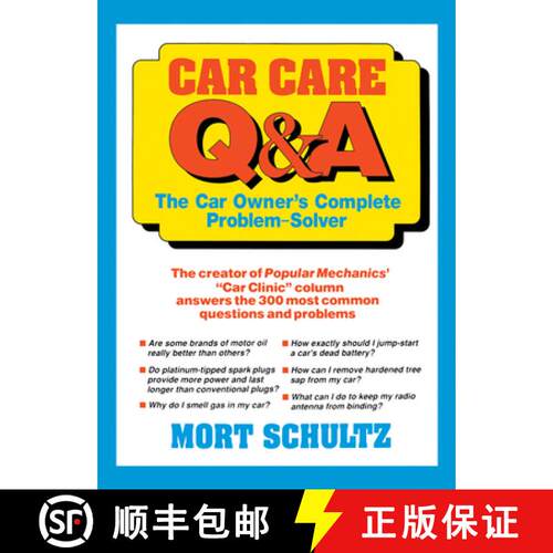 【3-4周达】Car Care Q&A: The Auto Owner's Complete Problem-Solver [9780471544791]