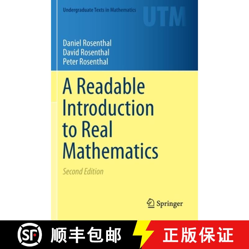 【2-3周达】A Readable Introduction to Real Mathematics [9783030807313]
