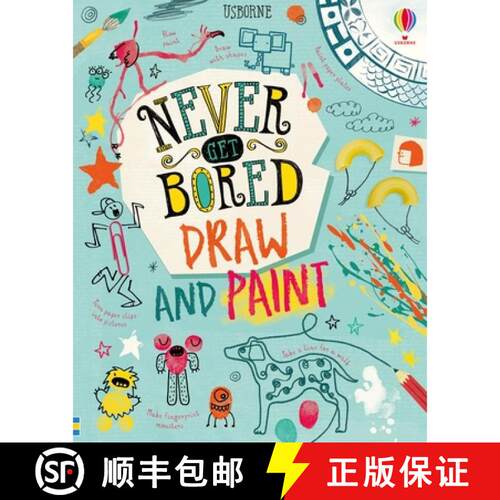 精装 Never Get Bored Draw and Paint [9781474968904]
