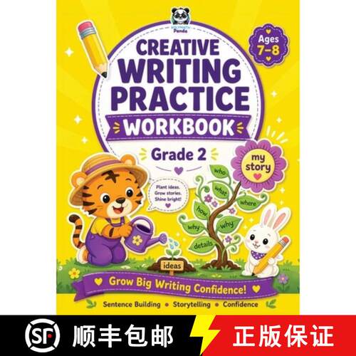 【3-4周达】Creative Writing Practice Workbook for Grade 2: Second Grade Learners Copybook for Kids Ag... [9781953149664]