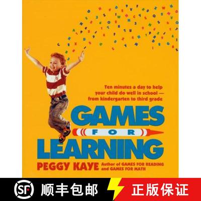 【3-4周达】Games for Learning: Ten Minutes a Day to Help Your Child Do Well in School from Kindergart... [9780374522865]