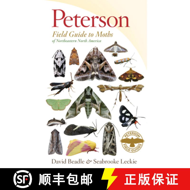【3-4周达】Peterson Field Guide to Moths of Northeastern North America [9780547238487]