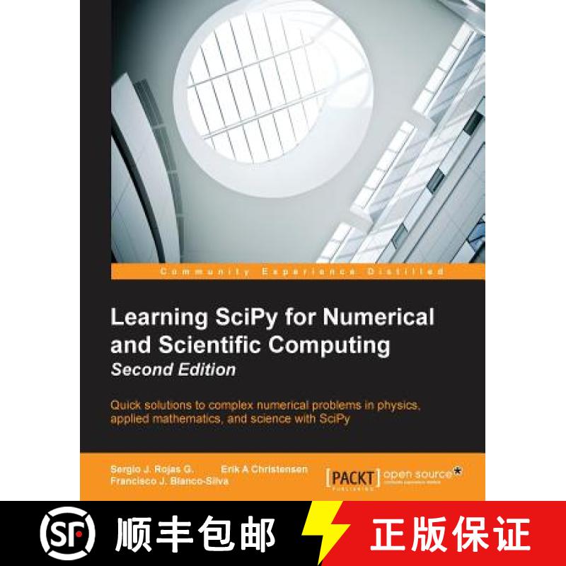预订 Learning SciPy for Numerical and Scientific Computing - Second Edition [9781783987702]