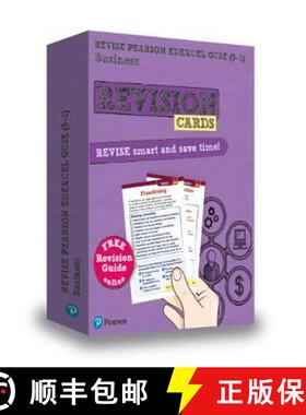 【3-4周达】Pearson REVISE Edexcel GCSE Business Revision Cards (with free online Revision Guide): For... [9781292270302]