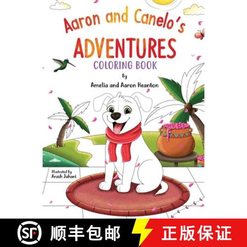 【3-4周达】精装 Aaron and Canelo's Adventures: Coloring Book [9798899782503]