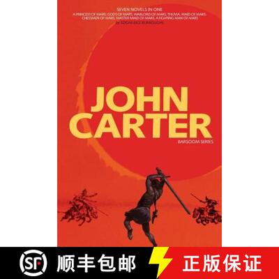 【3-4周达】John Carter: Barsoom Series (7 Novels) A Princess of Mars; Gods of Mars; Warlord of Mars; ... [9781926606842]