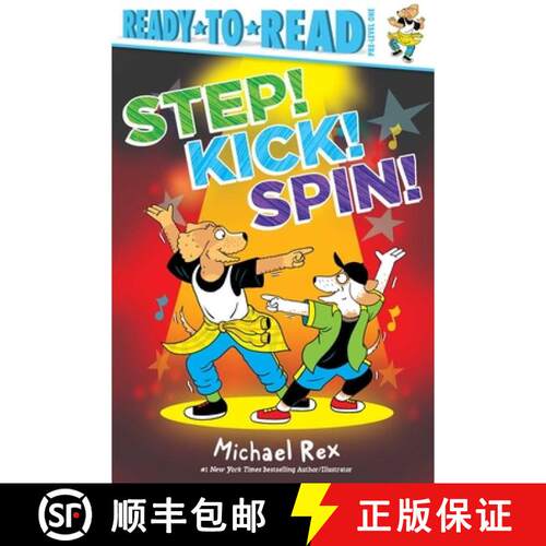 预订 精装 Step! Kick! Spin!: Ready-to-Read Pre-Level 1 [9798347100156]