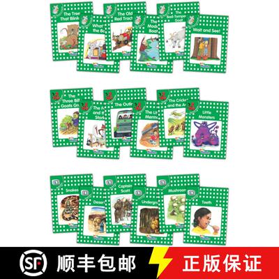 【3-4周达】Jolly Phonics Readers, Complete Set Level 3 : In Precursive Letters (British English edition) [9781844140909]