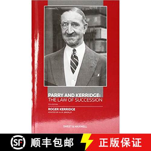 【3-4周达】Parry and Kerridge: The Law of Succession [9780414033580]