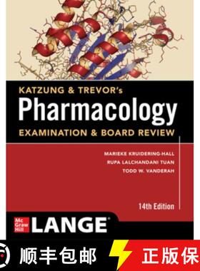 【3-4周达】Katzung & Trevor's Pharmacology Examination & Board Review, Fourteenth Edition [9781265084905]