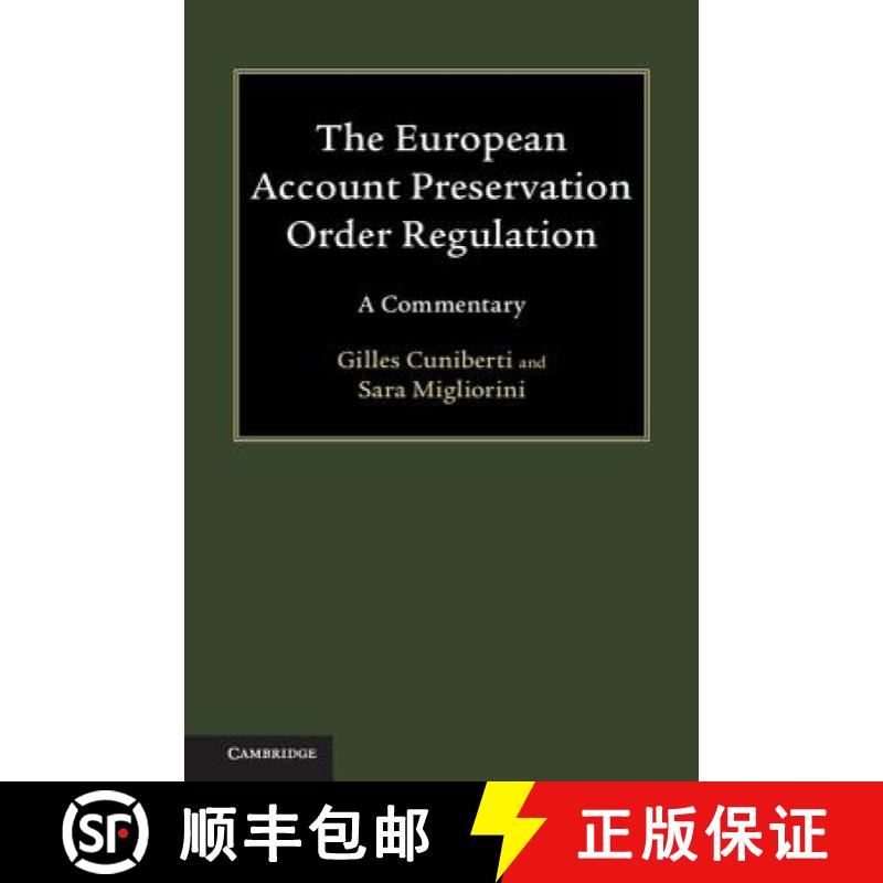 【3-4周达】The European Account Preservation Order Regulation: A Commentary [9781107183483]