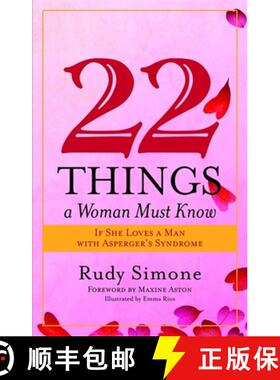 【3-4周达】22 Things a Woman Must Know If She Loves a Man with Asperger's Syndrome [9781849058032]