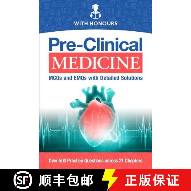 【3-4周达】Pre-Clinical Medicine: MCQs and EMQs with Detailed Solutions [9781999945237]