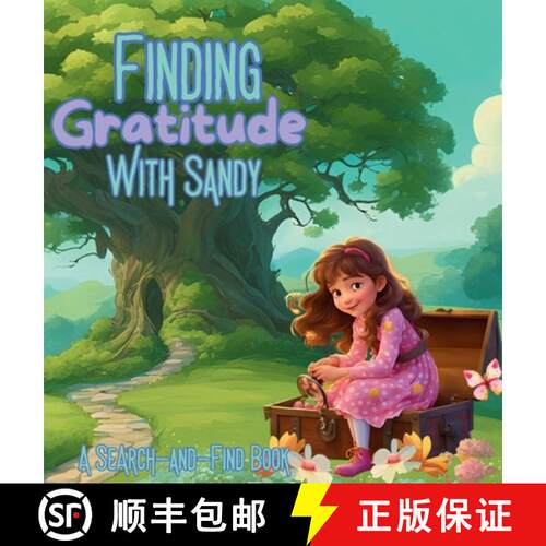 【3-4周达】精装 Finding Gratitude With Sandy: A Search-And-Find Book [9798218526702]