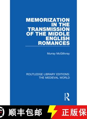 【3-4周达】Memorization in the Transmission of the Middle English Romances [9780367189921]