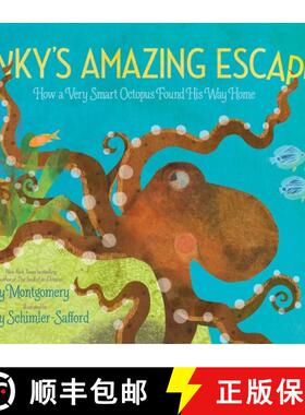 【3-4周达】Inky's Amazing Escape: How a Very Smart Octopus Found His Way Home (Reprint) [9781534480445]