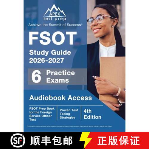 【3-4周达】FSOT Study Guide 2026-2027: 6 Practice Exams and FSOT Prep Book for the Foreign Service Of... [9781637754528]