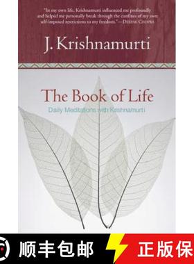 【3-4周达】The Book of Life: Daily Meditations with Krishnamurti [9780060648794]