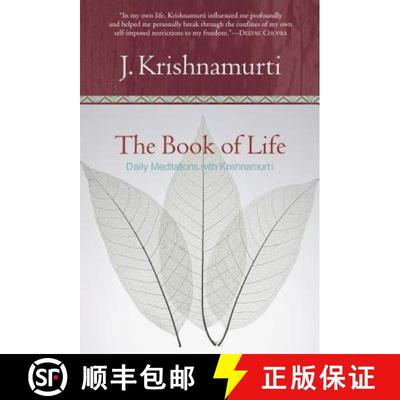 【3-4周达】The Book of Life: Daily Meditations with Krishnamurti [9780060648794]