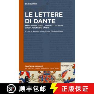 Dante Contesti Saperi 预订 Dei Ambienti Lettere Storici Culturali 9783110590654 Circolazione